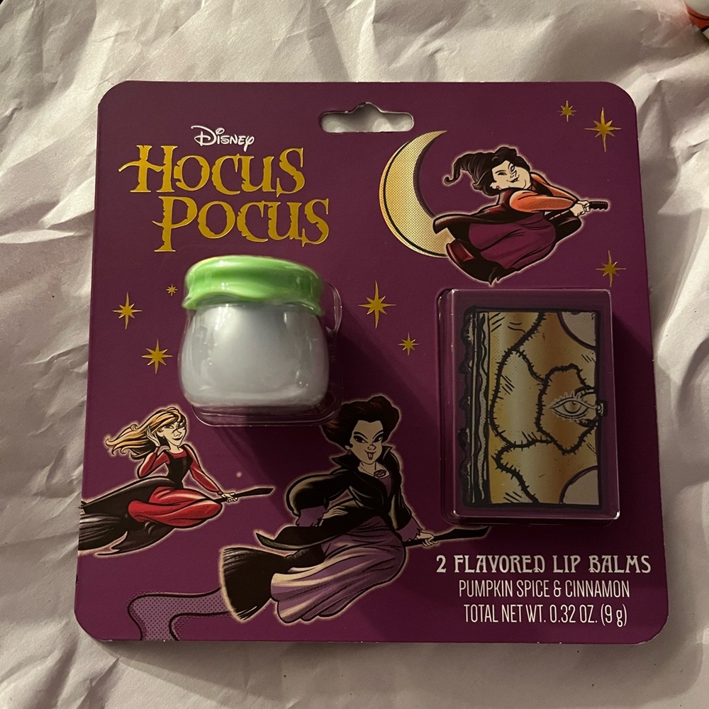 🆕 Hocus Pocus Disney Flavored Lip Balms Set